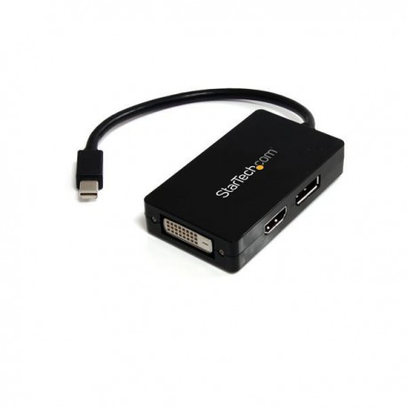 StarTech.com  MDP2DPDVHD   1 x Mini-DisplayPort/ 1 x DisplayPort, 1 x DVI-D, 1 x HDMI