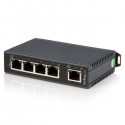 StarTech.com Switch Conmutador Industrial Ethernet de 5 Puertos RJ45 de Montaje en Carril DIN IES5102