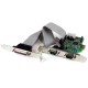 StarTech.com Tarjeta Adaptadora PCI Express de 2 Puertos Serie y 1 Paralelo RS232 UART 16550 Serial PEX2S5531P