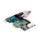 StarTech.com Tarjeta Adaptadora PCI Express de 2 Puertos Serie y 1 Paralelo RS232 UART 16550 Serial PEX2S5531P