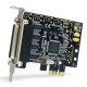 StarTech.com Tarjeta Adaptadora PCI Express PCIe de 4 Puertos Serie con Cable Multiconector RS232 Serial PEX4S553B