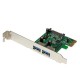 StarTech.com Tarjeta PCI Express de 2 Puertos USB 3.0 SuperSpeed con UASP y Alimentaci PEXUSB3S24