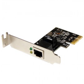 StarTech.com Tarjeta de Red PCI Express de 1 Puerto Gigabit Ethernet RJ45 - Adaptador NIC PCI-e - Perfil Bajo ST1000SPEX2L