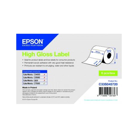 Epson HG 76mm x 51mm, 2310 C33S045720