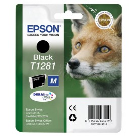 Epson Singlepack Black T1281 DURABrite Ultra Ink C13T12814020