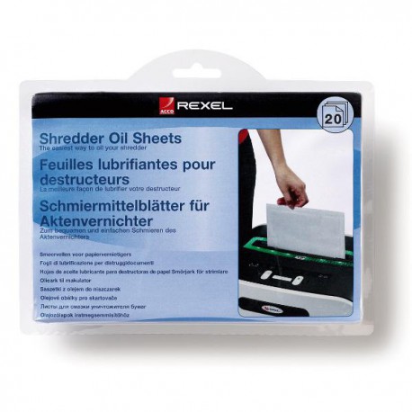 Rexel Shredder Oil Sheets (20) 2101949