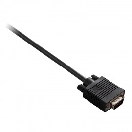 V7 Cable pantalla VGA 2 HDDB15 (m h) negro 2 m V7E2VGA-02M-BLK