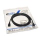 CABLE USB 3.0, TIPO A M-MICRO B M, NEGRO, 1.0 M NANO CABLE