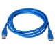 CABLE USB 3.0, TIPO A M-MICRO B M, AZUL, 1.0 M