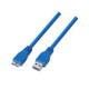 CABLE USB 3.0, TIPO A M-MICRO B M, AZUL, 1.0 M