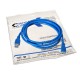 CABLE USB 3.0, TIPO A M-MICRO B M, AZUL, 1.0 M