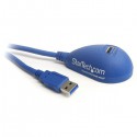 StarTech.com Cable de 1,5m Extensión  Alargador USB 3.0 SuperSpeed Dock de Sobremesa