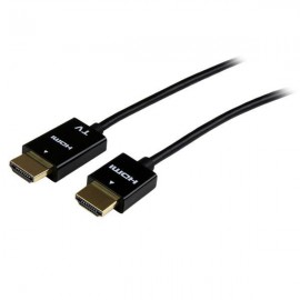 StarTech.com Cable HDMI de alta velocidad 5m Ultra HD 4k x 2k - 2x Macho - Activo con Amplificador - Negro HDMM5MA