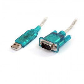 StarTech.com Cable Adaptador 0,9m USB a Puerto Serie Serial RS232 DB9 PC Mac Linux