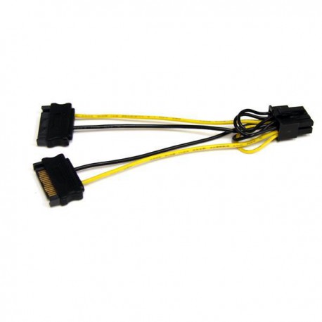 StarTech.com Cable Adaptador 15cm Alimentación