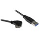 StarTech.com 1M A TO RIGHT ANGLE MICRO USB  CABL CABLE M M SLIM 5 GBPS