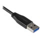 StarTech.com 1M A TO RIGHT ANGLE MICRO USB  CABL CABLE M M SLIM 5 GBPS