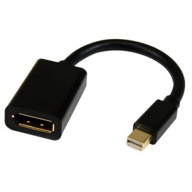 StarTech.com Cable de 0,2m Adaptador de Mini DisplayPort Macho a DisplayPort Hembra - Negro