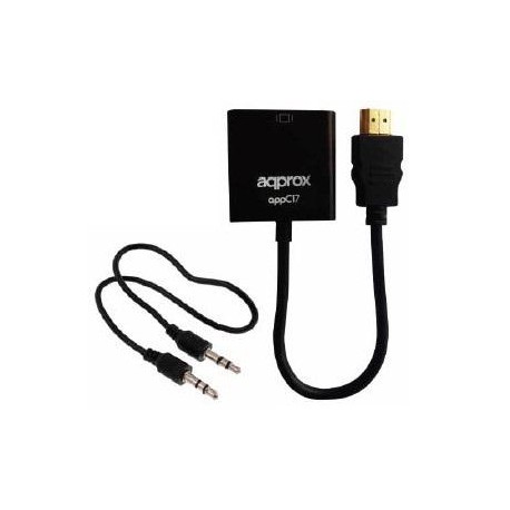 APPROX ADAPTADOR HDMI A VGA APPROX  APPC17