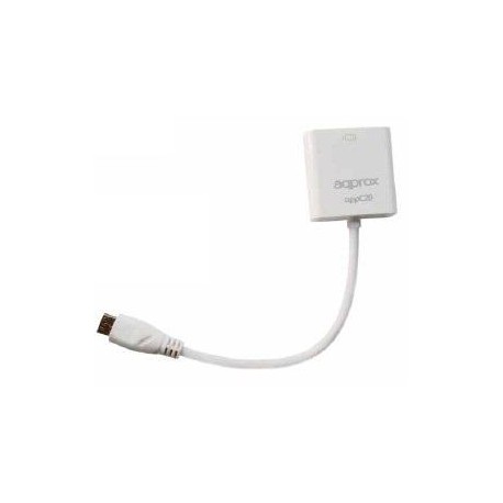 APPROX ADAPTADOR MINI HDMI A VGA APPROX  APPC20