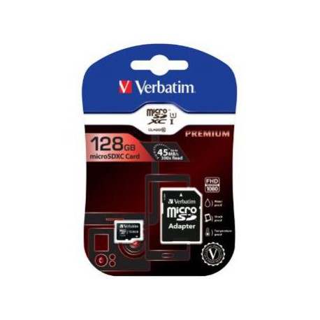 Verbatim Micro SDXC 128GB UHS-I Class 10 44085