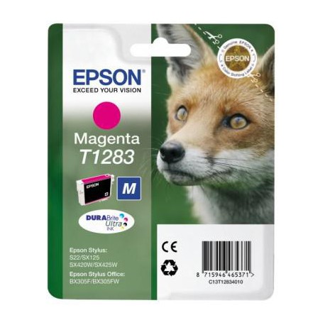 Epson Singlepack Magenta T1283 DURABrite Ultra Ink