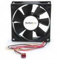 StarTech.com Ventilador Fan para Chasis Caja de Ordenador PC Torre - 80x25mm - Conector TX3 FANBOX2