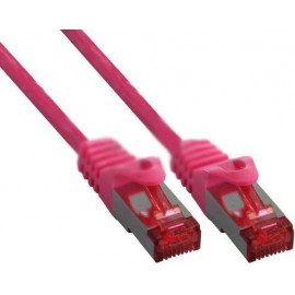 Inline 76411M. Cable FTP Cat.6. 1m Rosa 76411M