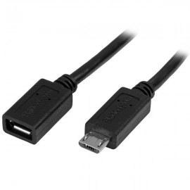 StarTech.com Cable de 50cm Micro USB de Extension - Macho a Hembra USBUBEXT50CM