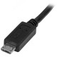 StarTech.com Cable de 50cm Micro USB de Extension - Macho a Hembra USBUBEXT50CM