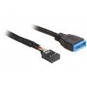 DELOCK Cable USB 2.0 hembra USB 3.0 macho