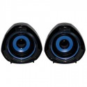 Woxter BigBass70 Azul Estereo 15W Spheric Negro, Azul 8435089025705