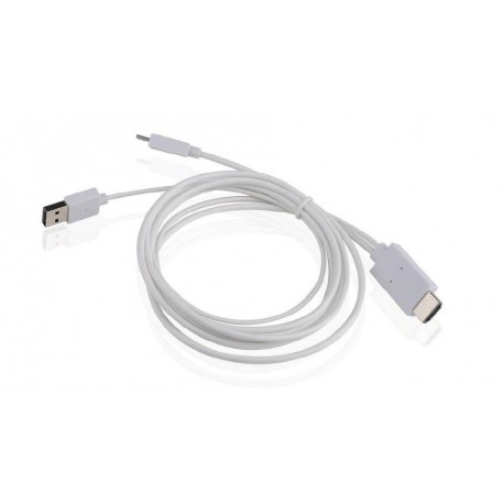 Approx APPC23 Micro-USB, USB HDMI Color blanco APPC23