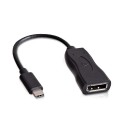 V7 USB-C(m) a Displayport(h) adaptator negro V7UCDP-BLK-1E