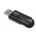 PNY Attache 4 2.0 128GB 128GB USB 2.0 Type-A Negro unidad flash USB FD128ATT4-EF