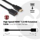 CLUB3D High Speed HDMI 1.4 Cable de extension de alta definicion 5 metros Macho/Hembra CAC-1320