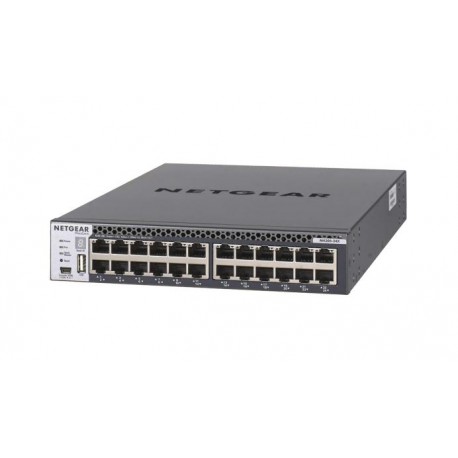 Netgear M4300-24X Gestionado L3 10G Ethernet (100/1000/10000) 1U Negro XSM4324CS-100NES