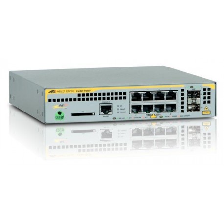 Allied Telesis AT-x230-10GP-50 Gestionado L2+ Gigabit Ethernet (10/100/1000) EnergÃÂ­a sobre Ethernet (PoE) Gris 990-004031-50