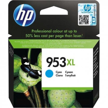 HP 953XL Cyan Original Ink Cartridge F6U16AE%23BGY