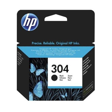 HP 304 Black Original Standard Capacity Ink Cartridge N9K06AE