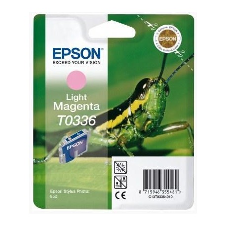 Epson Cartucho T0336 magenta claro (etiqueta RF) C13T03364020