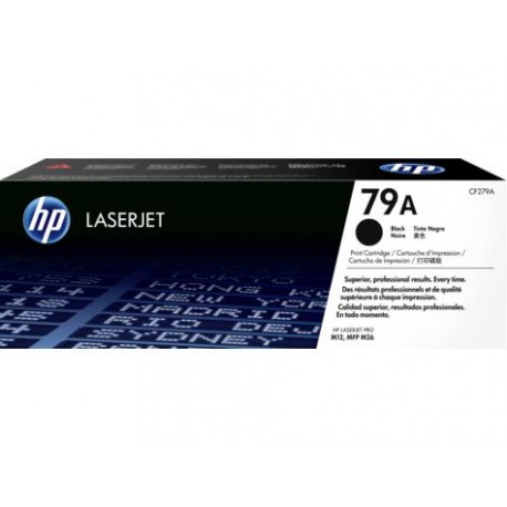 HP 79A Black Original LaserJet Toner Cartridge Cartucho Negro CF279A