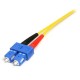 StarTech.com Cable Adaptador de Red de 1m Monomodo DÃºplex Fibra Ã“ptica LC-SC - Patch Duplex Modo Sencilla SMFIBLCSC1