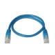 Nanocable CABLE RED LATIGUILLO RJ45 CAT.6 UTP AWG24, AZUL, 0.5 M 10.20.0400-BL