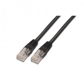 Nanocable CABLE RED LATIGUILLO RJ45 CAT.5E UTP AWG24, NEGRO, 5.0 M 10.20.0105-BK