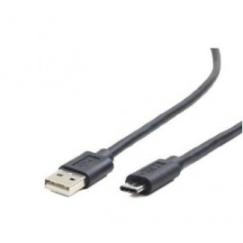 Gembird USB-A/USB-C, 1m 1m USB A USB C Negro CCP-USB2-AMCM-1M