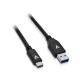 V7 V7U3.1AC-1M-BLK-1E 1m USB A USB C Negro