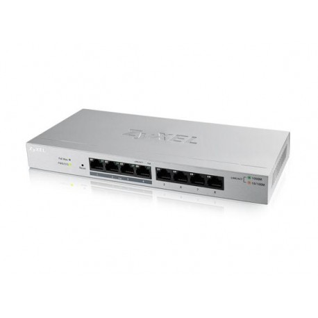 ZyXEL GS1200-8HP Gestionado L2 Gigabit Ethernet (10 100 1000) (PoE) Gris