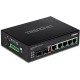 Trendnet TI-PG62 No administrado Gigabit Ethernet (10 100 1000) (PoE) Negro switch