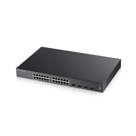 ZyXEL XGS2210-28 Gestionado L2 Gigabit Ethernet (10 100 1000) 1U Negro